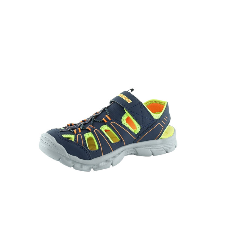 skechers relix jnr azul