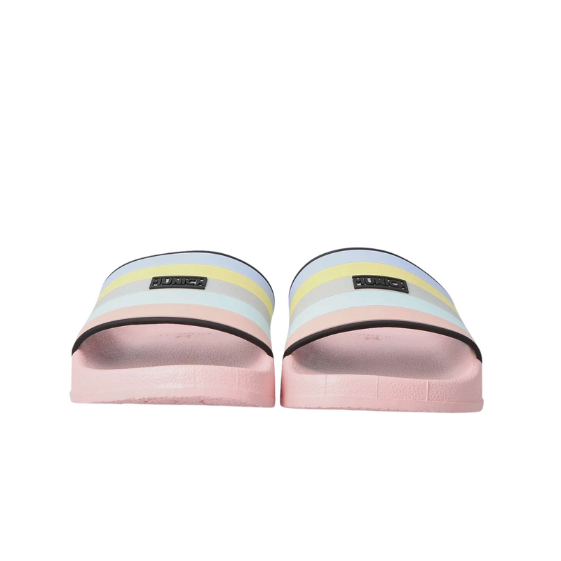 munich flat slider multistripe rosa