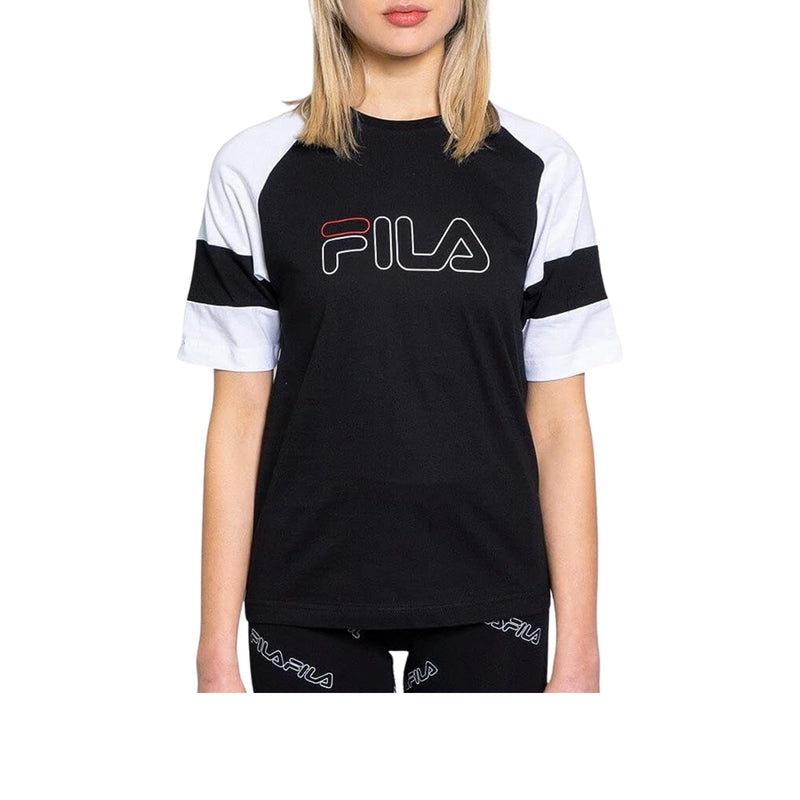 fila camiseta negro mujer