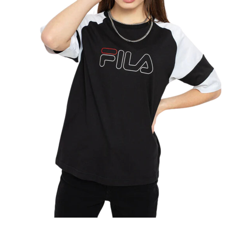 fila camiseta negro mujer