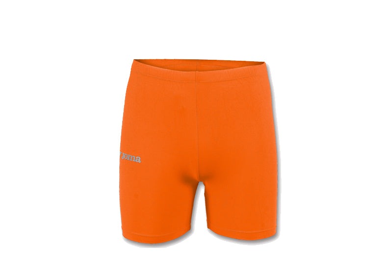 joma calentador bermuda lycra naranja