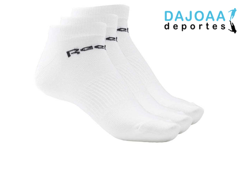 reebok calcetines core low blanco